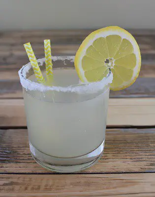 Lemon drop vodka keto cocktail