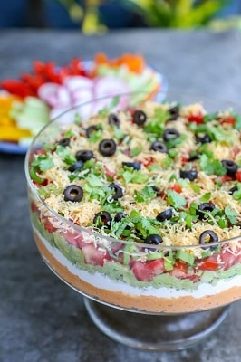 Keto 7 layer dip