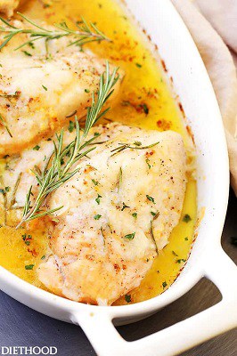 Baked butter chicken 