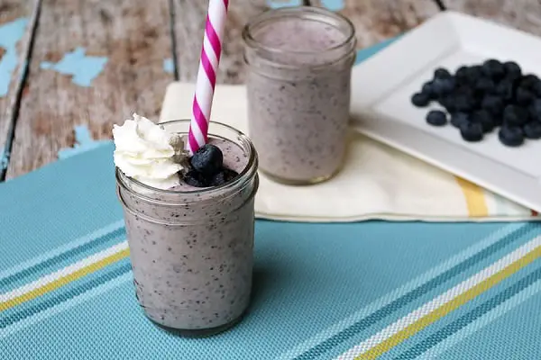 blueberry banana bread smoothie