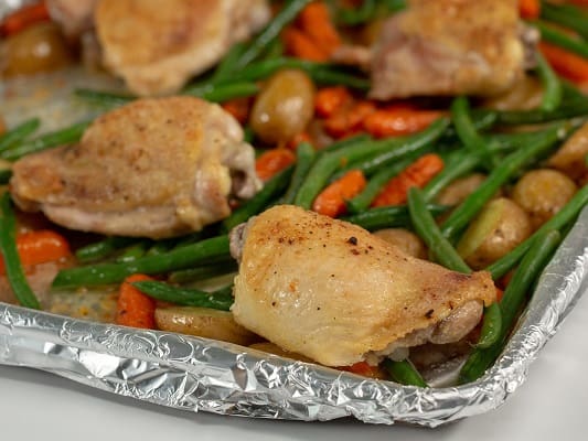 sheet pan keto chicken thighs