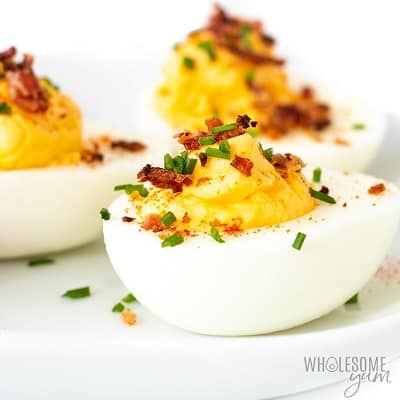 Keto deviled egg for the egg fast diet