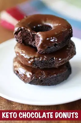 Keto chocolate donuts