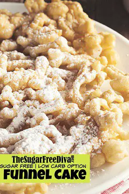Sugar free baked funnel cakes