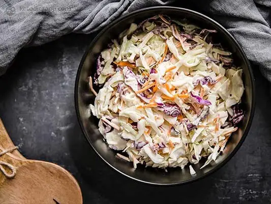 Quick and easy keto slaw
