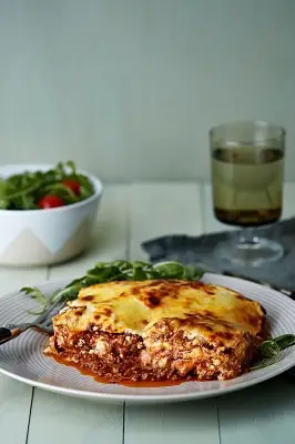 Protein noodle low carb lasagna