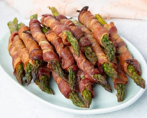 Bacon wrapped asparagus