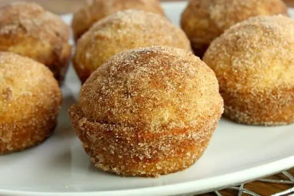 Cinnamon sugar keto muffins