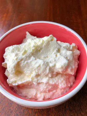 Low carb ricotta cheesecake fluff