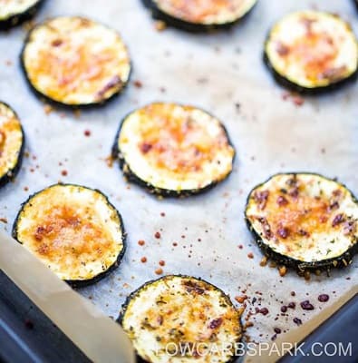 easy baked zucchini with parmesan
