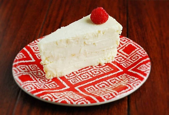 Keto strawberry cheesecake