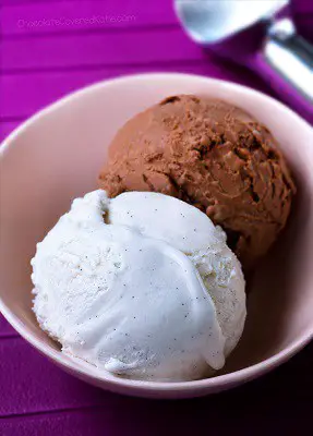 Vegan keto chocolate ice cream