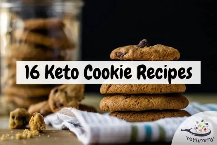 Keto cookie recipes feature image