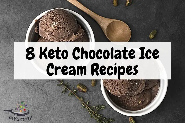 keto chocolate ice cream recipes feature image