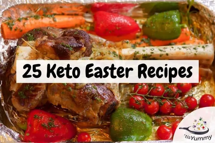 easy keto easter recipes feature image