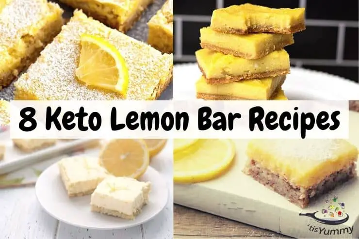 keto lemon bars recipes feature image