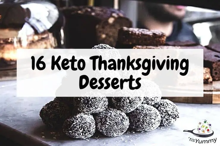 keto thanksgiving desserts feature image