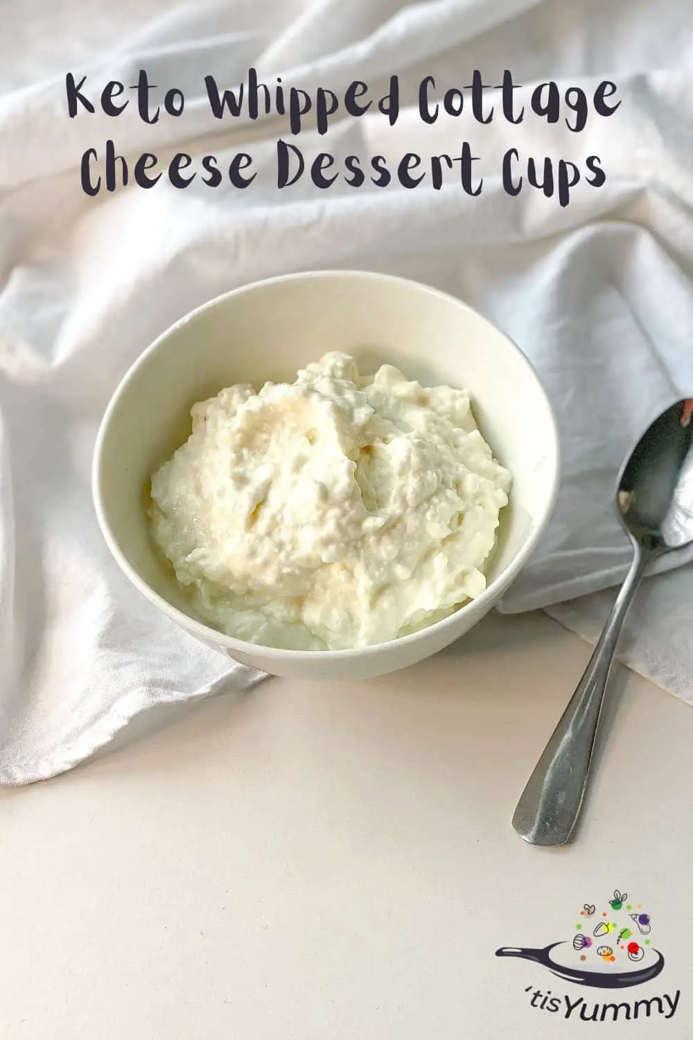Keto whipped cottage cheese dessert cups